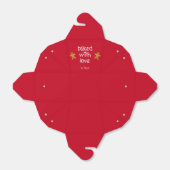 愛焼いた付き – ジンジャーブレッドマン – クリスマス フェイバーボックス (折り畳みなし)