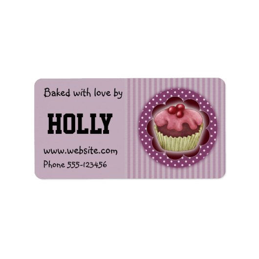 愛焼いた付き – ラベル (正面)