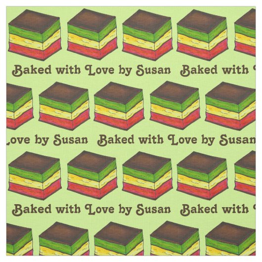 愛焼いた旗イタリアン七層クッキー ファブリック (見本)