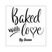 愛焼いた筆の書道 ラバースタンプ (インプリント)