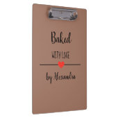 愛焼いた茶色の名前で クリップボード (右)