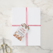 愛焼いた贈り物ラベルで。クリスマスクッキー ギフトタグ (より糸付き)