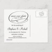 愛熱狂するで – 日付のポストカードを保存 案内ポストカード (裏面)