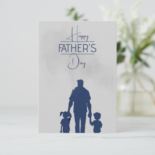 愛父の父の日のご挨拶 サンキューカード (スタンド正面)