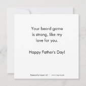 愛父の者 招待状 (裏面)