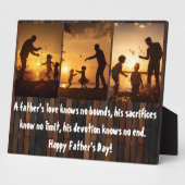 愛父の フォトプラーク (側面)