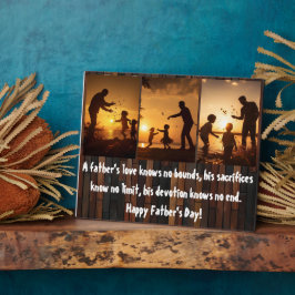 愛父の フォトプラーク