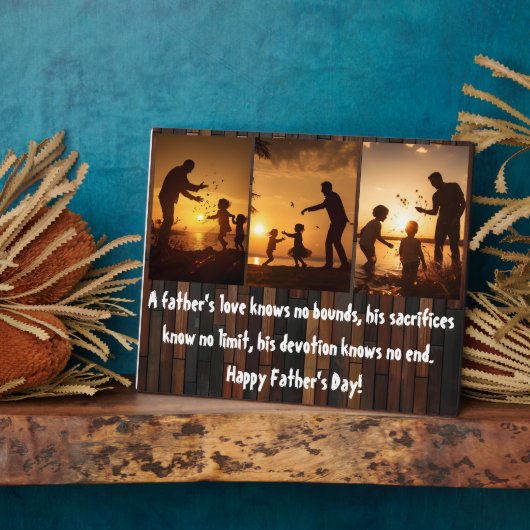 愛父の フォトプラーク (側面)