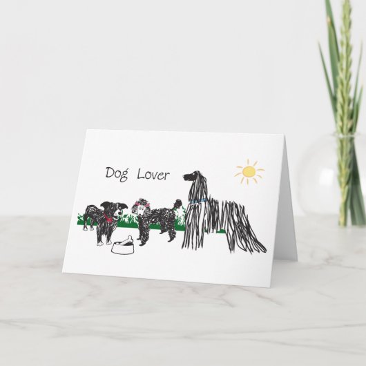 愛犬あいさつ カード (正面)