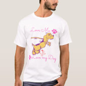 愛犬おもしろい Tシャツ (正面)