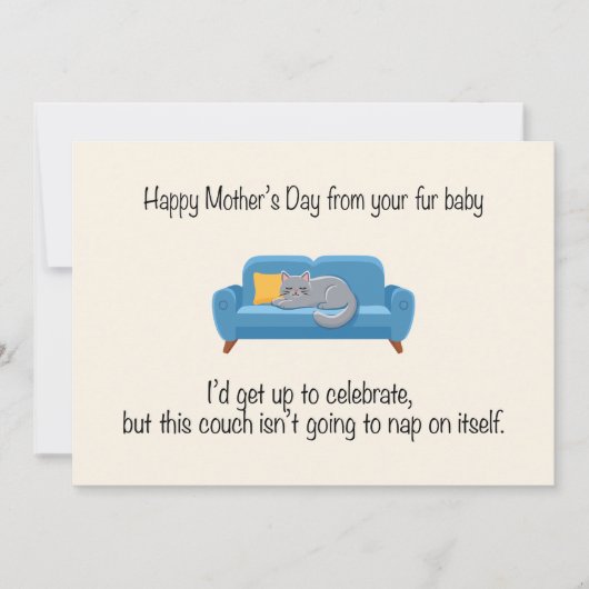 愛犬から母の日のご挨拶 シーズンカード (正面)