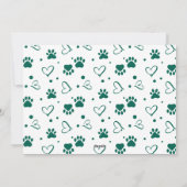 愛犬かわいメリーいペットパーソナライズされたの写真 シーズンカード (裏面)