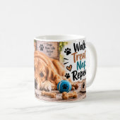 愛犬がいる生活マグ コーヒーマグカップ (正面右)