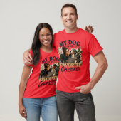 愛犬が一番の同僚 – ドッグマムオフィスデザイン Tシャツ (ユニセックス)