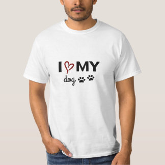 愛犬が大好きなユニセックスTシャツ Tシャツ