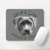 愛犬が必要なシェルター犬を養成または育成 マウスパッド (マウス)