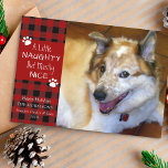 愛犬といけなナイスレッドブラックプレイド シーズンカード<br><div class="desc">ことわざA LITTLEユーモアのある BUT MOST NICE ACCENT by dog pawprints、赤と黒のバッファローのチェックプレイドとおもしろい、あなたのの挨拶（サンプルはHAPPY HOLIDAYSを示す）を特徴とするクリスマスの休日カードにあなたの迷惑な犬や子犬の写真を追加すカスタム。サポート：デザインの修救済正またはカスタマイズ、色の変更、サイズ変更、別の製品へのデザインの転送もし、またはアイテムを調整したい場合は、以下のZazzleチャットメッセージタブを介してBEFORE ORDERINGデザイナーまたは電子メールmakeitaboutyoustore@gmail.com。</div>