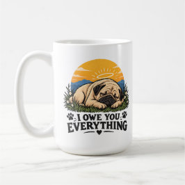 愛犬との別れを偲んで コーヒーマグカップ
