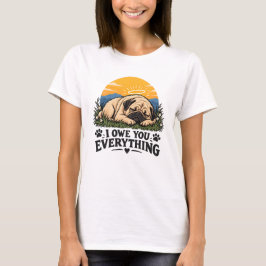 愛犬との別れを偲んで Tシャツ