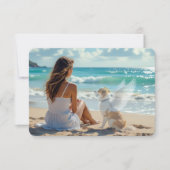 愛犬との絆を永遠に　ペットの死　慰めのカード (正面)