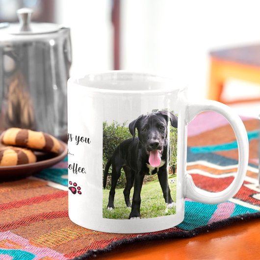 愛犬とコーヒーを大切に ペット名入れ マグカップ