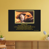 愛犬と子猫 キャンバスプリント (インサイチュ (リビング))