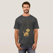 愛犬のために頑張る かわいい犬好きさんの引用 男子 Tシャツ (正面フル)