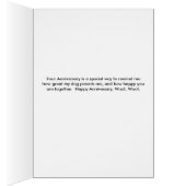 愛犬のアニバーサリーカード (内側 (右))