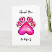 愛犬のカードを気に取りてくれてありがとう カード (正面)