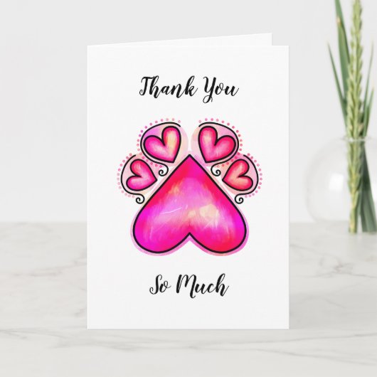 愛犬のカードを気に取りてくれてありがとう カード (正面)