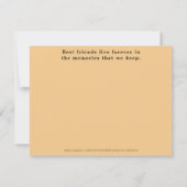 愛犬のグリーティングカード 招待状 (裏面)