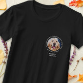 愛犬のペットパーソナライズされた記念写真 Tシャツ