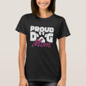 愛犬のママ – かわいい肉球 Tシャツ (正面)