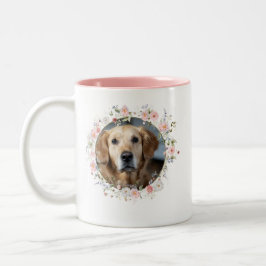 愛犬のメモリアルフォト | オーダーメイド ペットの喪失 ツートーンマグカップ