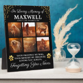 愛犬のメモリー フォトプラーク (側面)