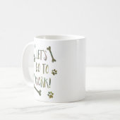愛犬の仕事に行こう コーヒーマグカップ (正面左)