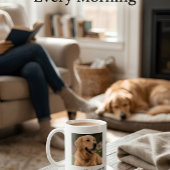 愛犬の写真のマグカップ Not Just A Pet コーヒーマグカップ