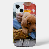 愛犬の写真をカスタマイズできるペット愛好家のためのスマホケース Case-Mate iPhoneケース (裏面)