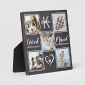 愛犬の写真コラージュ 追悼 ペットメモリアル フォトプラーク (正面)