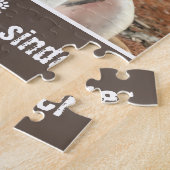 愛犬の写真パーソナライズされた ジグソーパズル (側面)