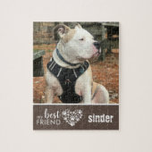 愛犬の写真パーソナライズされた ジグソーパズル (縦)