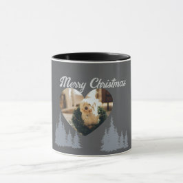 愛犬の写真入りマグカップ オーダーメイドのクリスマスギフト マグカップ