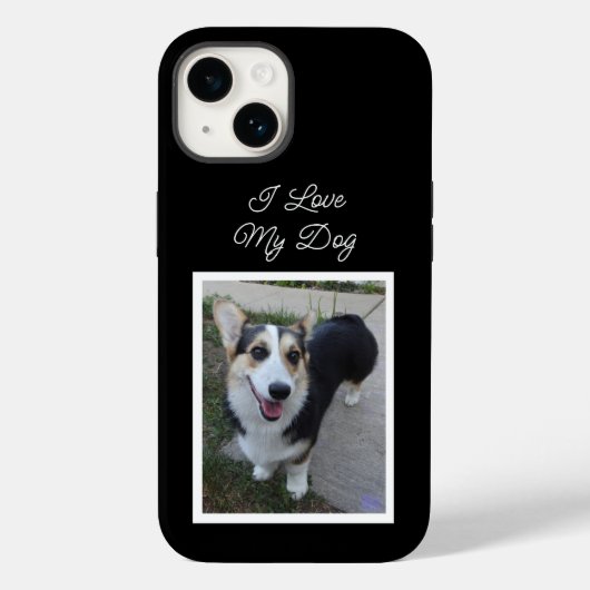 愛犬の写真 ケース 私の愛犬 Case-Mate iPhoneケース (裏面)
