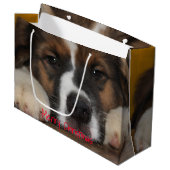 愛犬の写真 ラージペーパーバッグ (正面アングル)