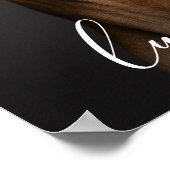 愛犬の写真　名前入りオリジナル ポスター (角)