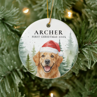 愛犬の初めてのクリスマス ペット 子犬 写真入り オーナメント