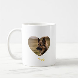 愛犬の名前と画像をカスタマイズしたグッズ コーヒーマグカップ