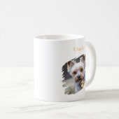 愛犬の名前入りかわいいペットグッズ コーヒーマグカップ (正面右)