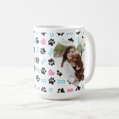 愛犬の名前入りフォトマグギフト コーヒーマグカップ (正面右)