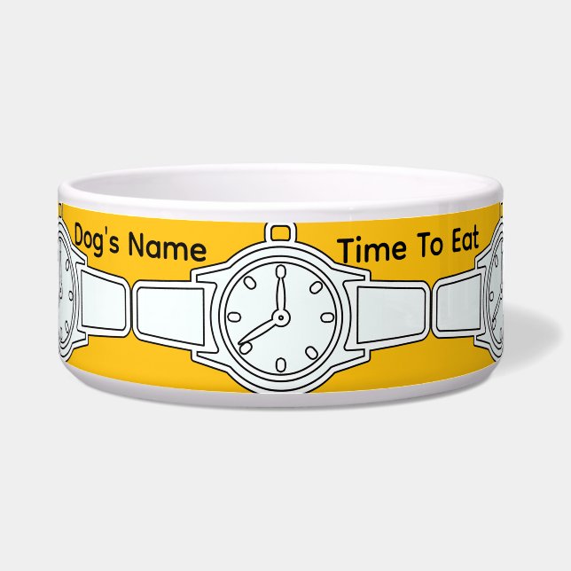 愛犬の名前 ごはんの時間 ボウル (正面)